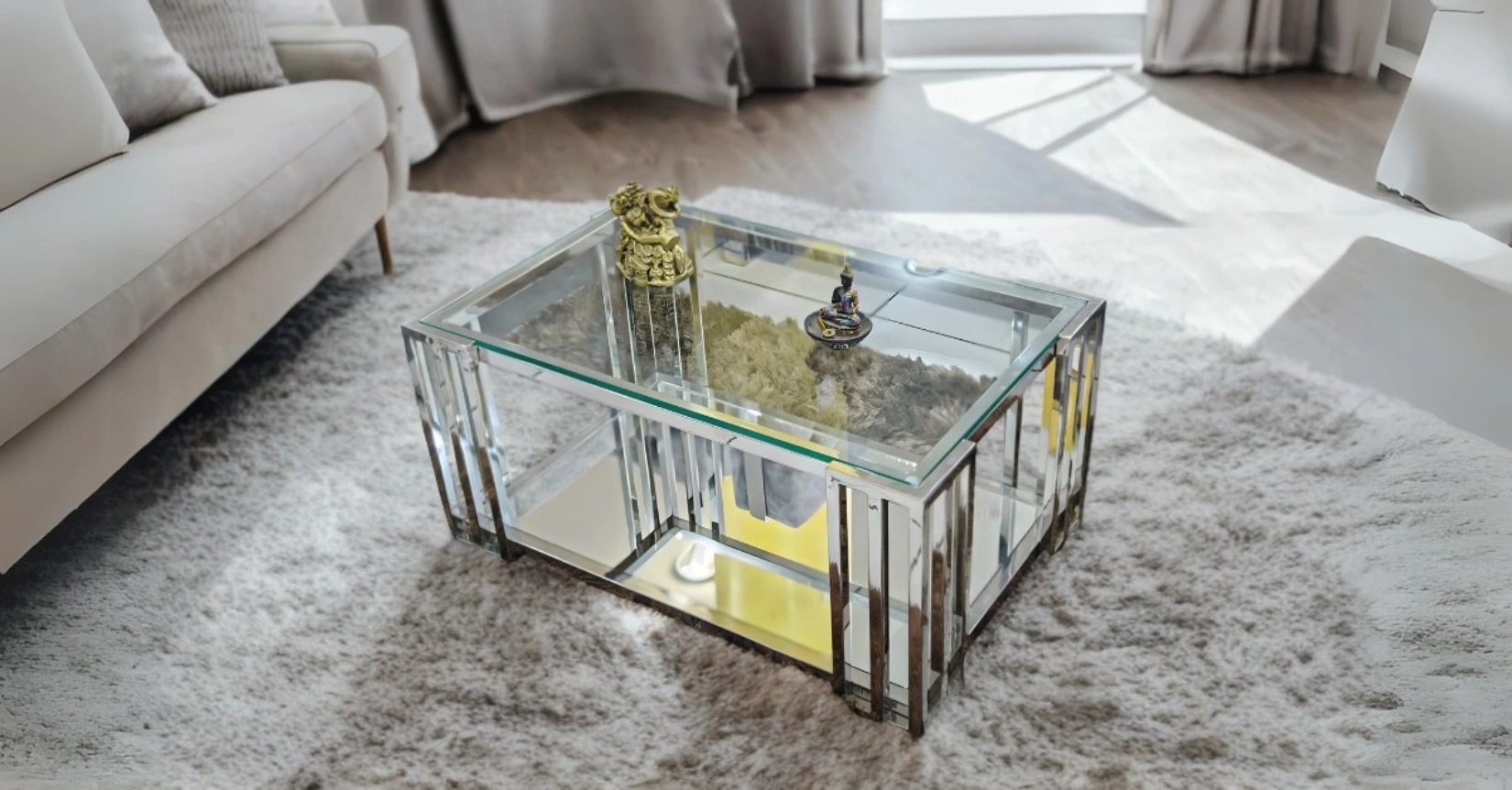 Mesa de centro encajada